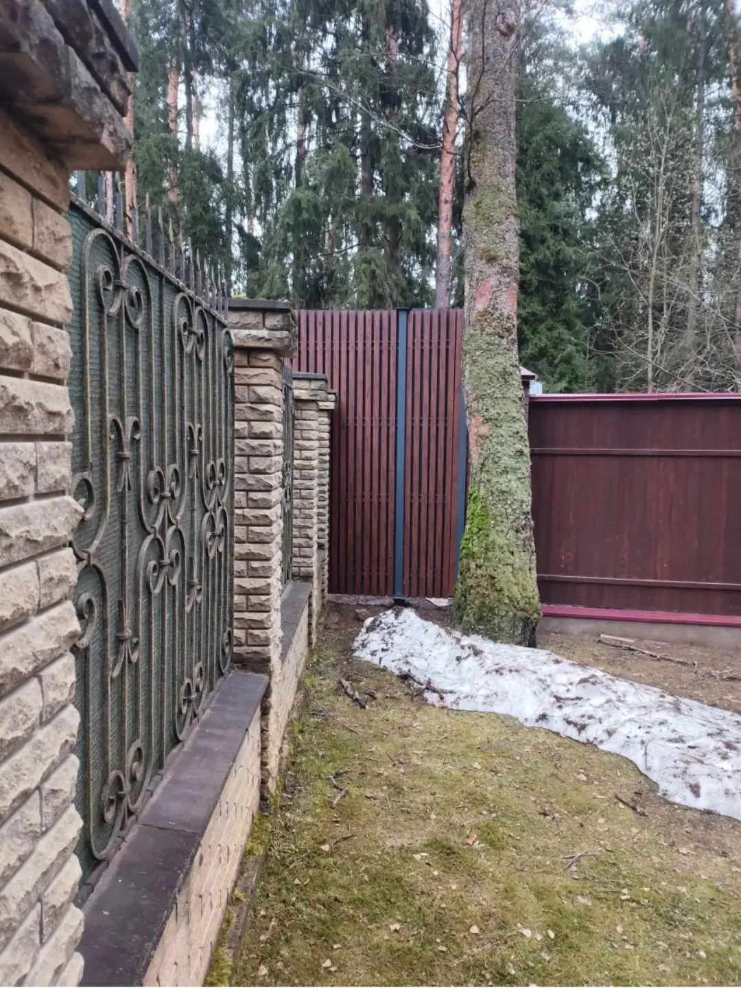 Забор из декоративных реек 7м Темный Дуб 3D Принтек фото 1 в Санкт-Петербурге